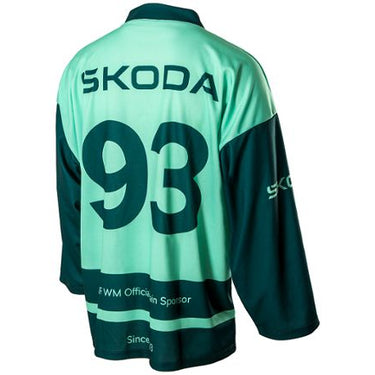 Škoda Hockey-Trikot, smaragdgrün/electric-grün, Gr. L (179758)