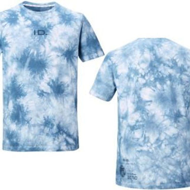 Volkswagen Herren T-Shirt in Batik-Optik, blau (169031)