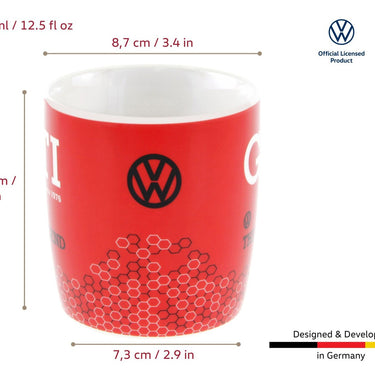 Volkswagen GTI Tasse 370ml, 1976/Rot (123495)