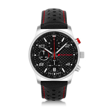 Audi Sport Chronograph Carbon, Herren, silber/schwarz (171915)