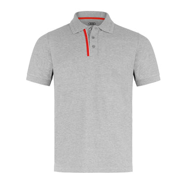 Audi Sport Poloshirt, Herren, grau melange (166089)