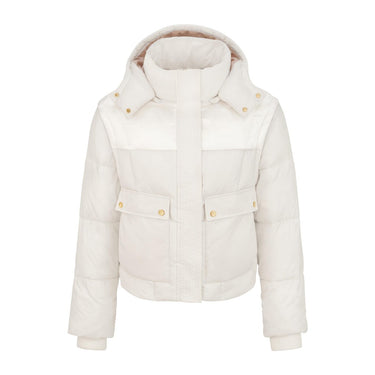 Audi Pufferjacke 4 in 1, Damen, creme, Größe: S (203108)