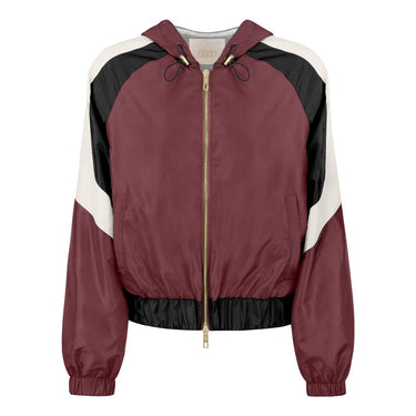 Audi Windbreaker, Damen, bordeaux-schwarz (203112)