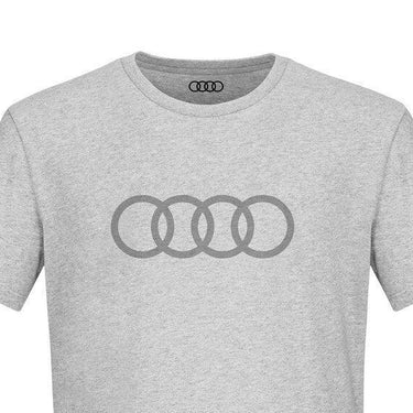 Audi T-Shirt Ringe, Herren, grau (204530)