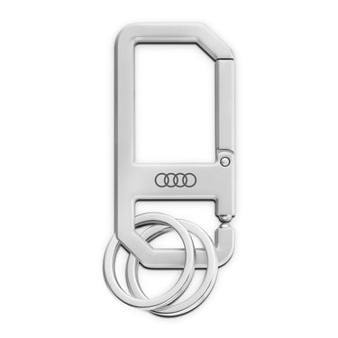 Audi Schlüsselanhänger Karabiner, silber (204548)