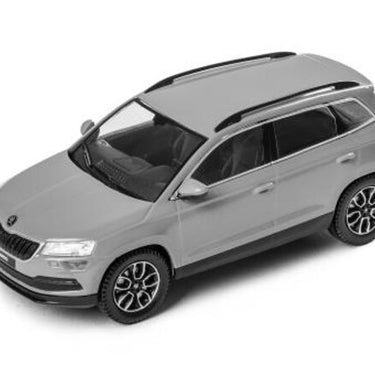 Škoda Karoq Modellfahrzeug 1:43, grau (134992)