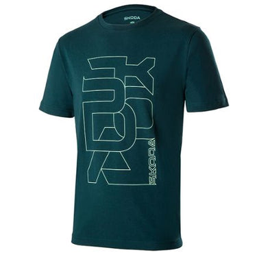 Škoda Herren T-Shirt, smaragdgrün (179719)