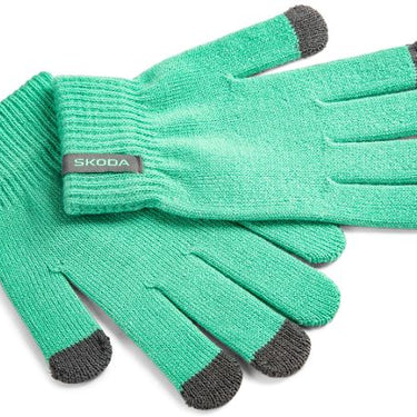 Škoda Winterhandschuhe, Damen, electric green (185011)