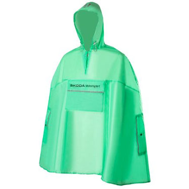 Škoda Motorsport Regenponcho, onesize, electric green (184964)