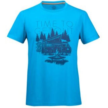 Volkswagen Herren T-Shirt, Heritage, hellblau (155047)