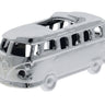 Volkswagen T1 Bus Keramik Teelichthalter Silber in Geschenkbox (196357)