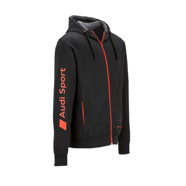 Audi Sport Herren Sweatjacke, Schwarz (151173)