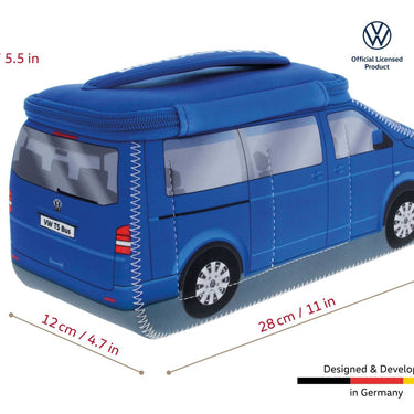 Volkswagen T5 Bus 3D Neopren Universaltasche, Blau (171529)