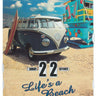 Volkswagen T1 BUS ENDLOSKALENDER - BEACHLIFE (196350)