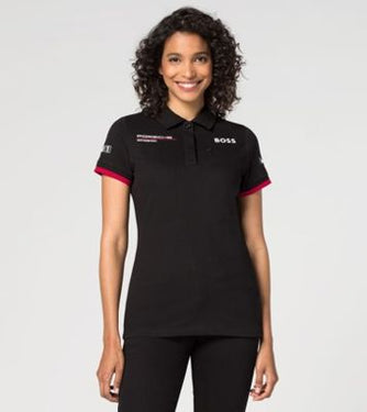 Porsche Damen Motorsport Polo- Shirt  Gr.XXL in Schwarz (172375)