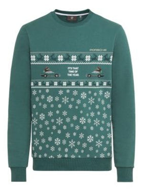 Porsche Weihnachts-Pullover Gr. XS in Grün (168958)