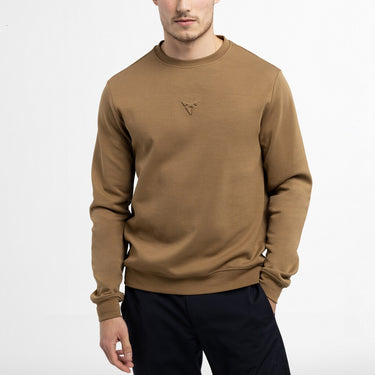 CUPRA CREWNECK SWEATSHIRT Herren, TOBACCO BROWN (185558)