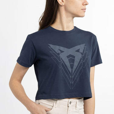 CUPRA BIG LOGO T-SHIRT Damen, MOONSLATE (185704)