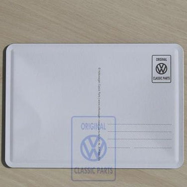 Volkswagen Classic Parts Blechpostkarte "Im Golf seht ihr mich wieder" (167043)