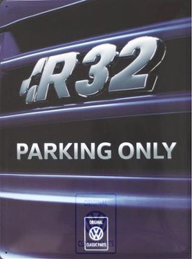 Volkswagen Classic Parts Schild R32 'Parking Only'  (167078)