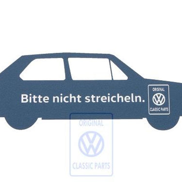 Volkswagen Classic Parts Fahrzeugaufkleber Golf 1 (Hinterglasaufkleber) (167132)