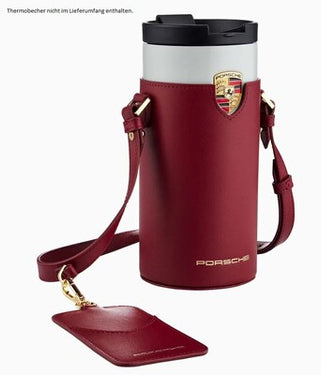 Porsche Tragtasche für Thermobecher in Burgundrot (196395)