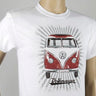 Volkswagen Bulli T1 Herren T-Shirt - STRAHLEN/ROT/WEISS (57788)