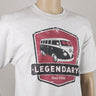 Volkswagen T1 Bulli Bus T-Shirt Unisex Legendary, Weiß/Rot (58073)