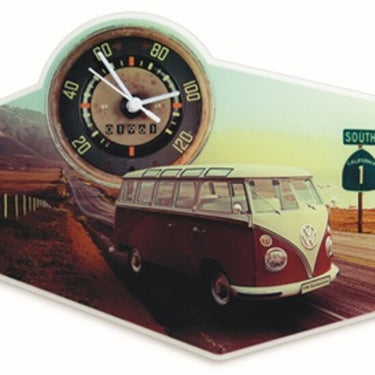 Volkswagen T1 Bulli Wanduhr aus Acryglas, Highway 1 (134923)