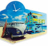 Volkswagen T1 Bulli Wanduhr aus Acryglas, Beachlife (134922)