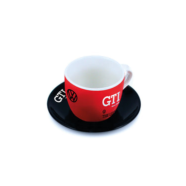 Volkswagen GTI Espressotassen-Set, rot/schwarz (134912)