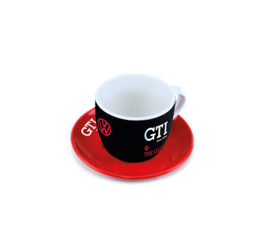 Volkswagen GTI Espressotassen-Set, rot/schwarz (134912)