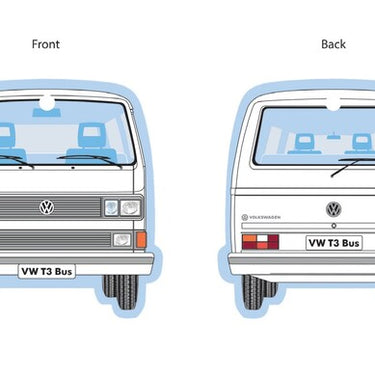 Volkswagen T3 Lufterfrischer, Pina Colada/weiß (103528)