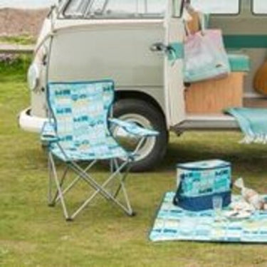 Volkswagen T1 Campingsessel mit Tragetasche, Multi Bulli/blau (117453)