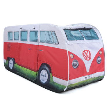 Volkswagen T1 Kinder Pop Up Spielzelt, rot (117432)