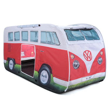 Volkswagen T1 Kinder Pop Up Spielzelt, rot (117432)