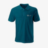 WILSON x CUPRA Bela Stripe Herren Polo Petrol  (181983)