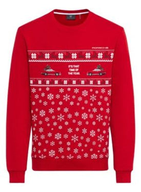 Porsche Weihnachts-Pullover Gr. 3XL in Rot (168965)