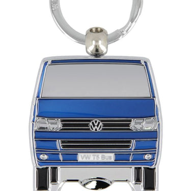 Volkswagen T5 Bus Schlüsselanhänger mit Flaschenöffner blau (152420)