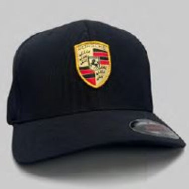 Porsche Cap in Schwarz mit Wappen (10808)