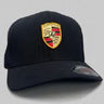 Porsche Cap in Schwarz mit Wappen (10808)