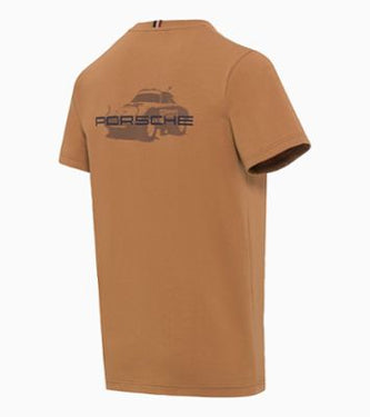 Porsche 911 Dakar T-Shirt Unisex Gr. XS in Camel (171204)