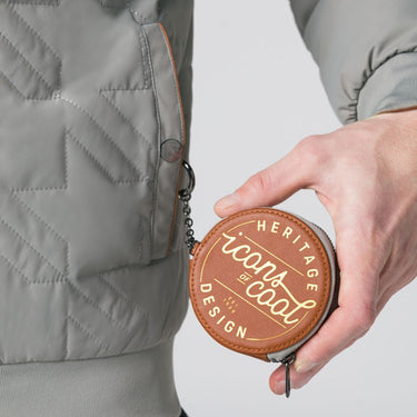 Porsche Herren Heritage Wendejacke, Gr. 3XL in Grau/Braun (161286)