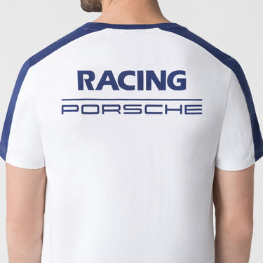 Porsche Herren Racing T-Shirt, Gr. S, weiss-blau (158518)