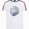 Porsche Herren Racing T-Shirt, Gr. S, weiss-blau (158518)