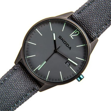 Škoda Armbanduhr, unisex, anthrazit (179656)