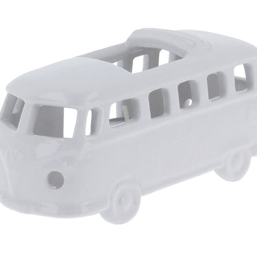 Volkswagen T1 Bus Keramik Teelichthalter Weiß in Geschenkbox (196356)