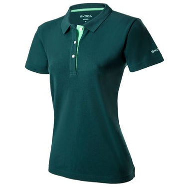 Skoda Damen Polo-Shirt, smaragdgrün, Gr. XXL (179754)