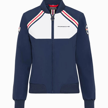 Porsche Damen Racing Jacke, blau-weiss