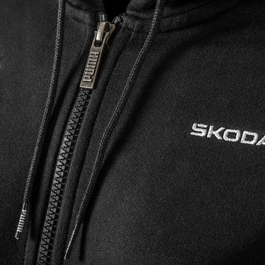 Škoda x Puma Sweatjacke, Damen, schwarz (204041)